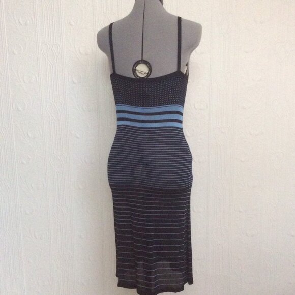 90's BCBG MaxAzria tricotine slip dress and cardigan - size 6 or 8 - S or XS - Picture 4 of 4